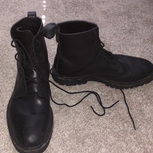 All Saints Tobias Combat Boots Size 9